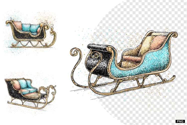 Doodle Style Christmas Clipart