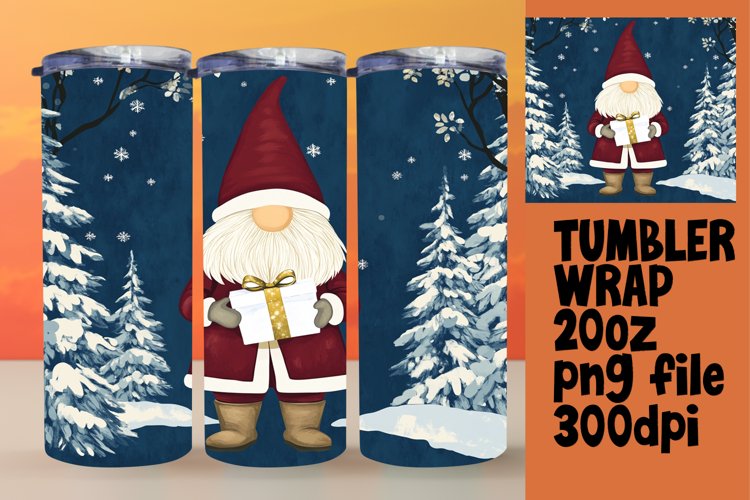 Christmas Tumbler Wrap