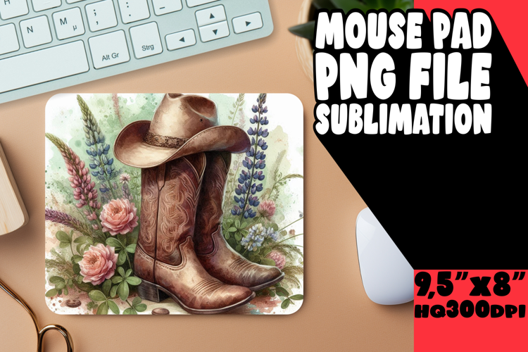 RADIANT mouse mat Sublimation Ideas, Western