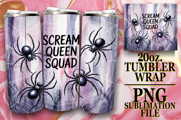 Uplifting Gift 20oz tumbler wrap, Halloween