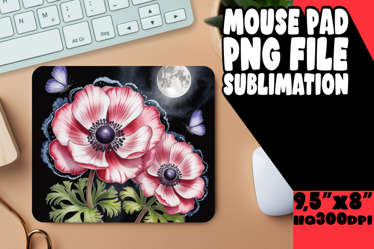 ENCHANTED desk pad Sublimation Style, Flowers