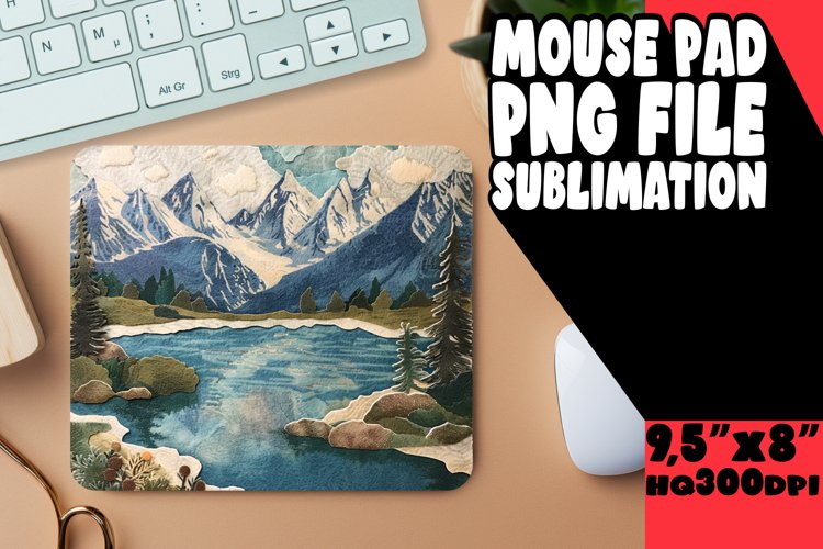 Charming 3D Summer Landscape Mouse Pad