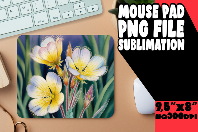 ENCHANTED DESK PAD SUBLIMATION STYLE, Flowers