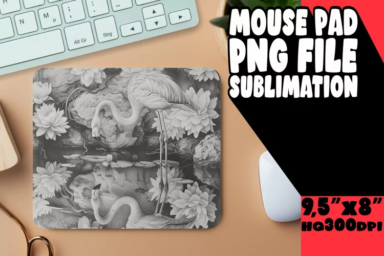Flamingo Frenzy Mouse Pad Gallery