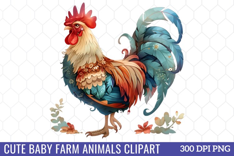 Cute Baby Farm Animals Clipart