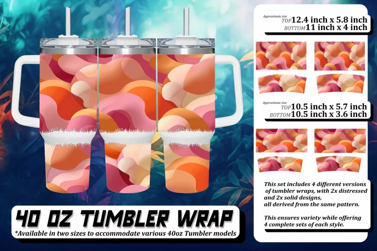 Colorful 3D Pattern Wrap
