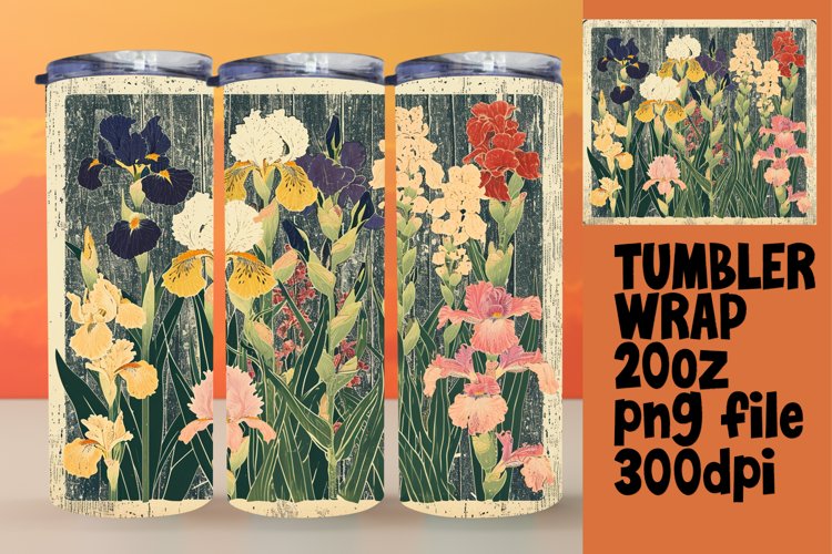 Vintage Blossom Sublimation Tumbler - 20oz Wonderland example image 1