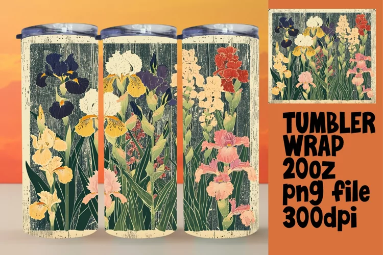 Vintage Blossom Sublimation Tumbler - 20oz Wonderland