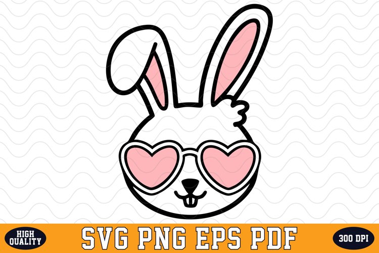 Cute Bunny SVG Sublimation Design | Sublimation