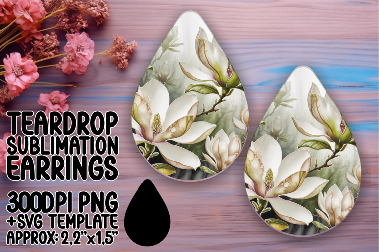 Stylish Teardrop Design PNG for Creative Use , Flowers