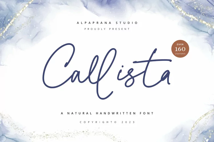 Callista - Signature Font