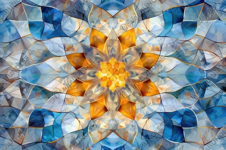 Mosaic Majesty Pattern Background Wallpaper example image 1