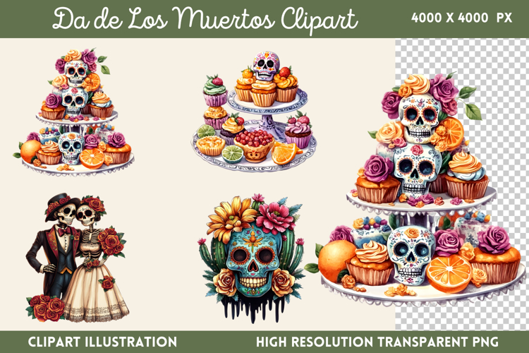 Da de Los Muertos Sublimation PNG