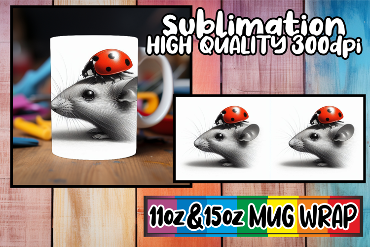 Sweet escapes 11oz 15oz sublimation wrap, Cute Animals