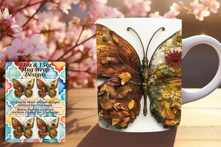 Butterfly Radiance: Spring Mug Variety - 11oz & 15oz