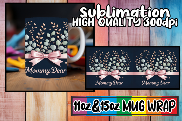 Sweet nostalgia 11oz 15oz mug wrap, Mother's Day