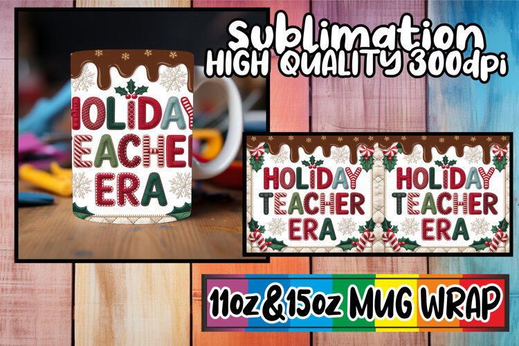 Inviting moments 11oz 15oz mug wrap, Teacher example image 1