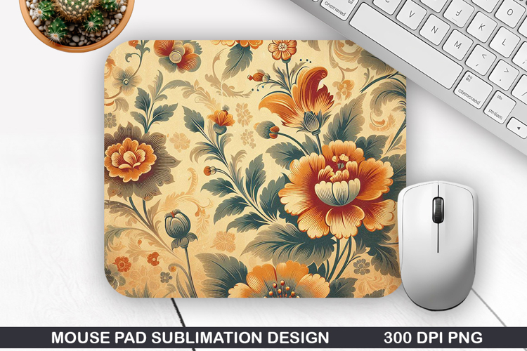 Vintage Mouse Pad Sublimation PNG Design - Mouse Pad PNG