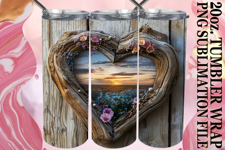 Rustic Vistas: 20oz Landscape Tumbler