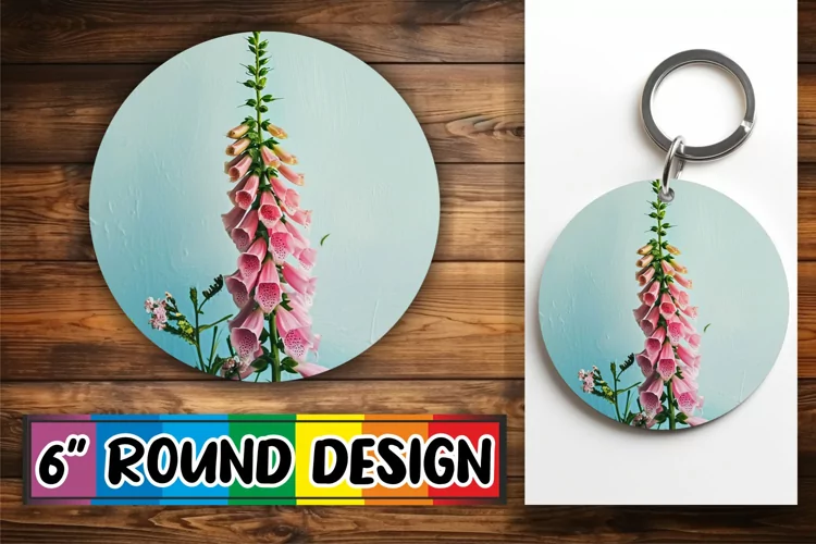 Vibrant Petal Circle Wrap: Springtime Sublimated Design
