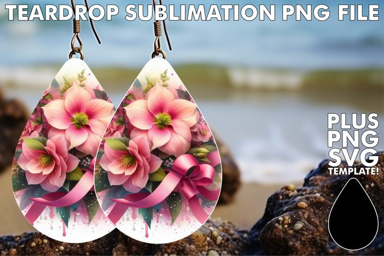 LUMINOUS TEARDROP EARRINGS Ideas, Flowers