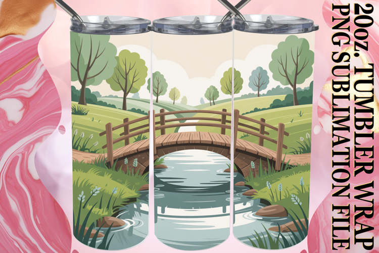 Sweet Memories 20oz tumbler wrap, Spring