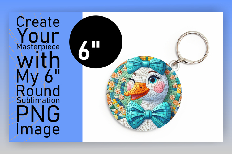 Lovely Round Design for Coasters , Goose