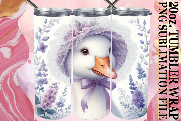 Radiant Memories 20oz tumbler wrap, Goose