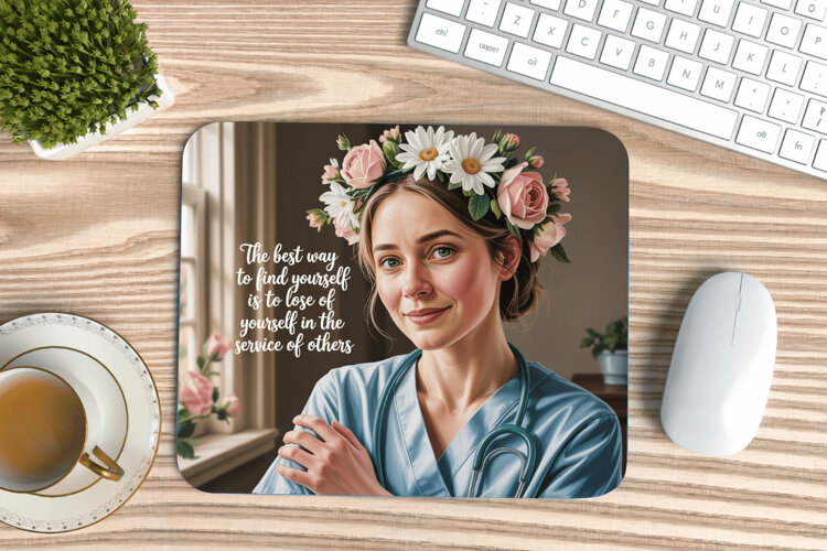 Inspirational Quotes Mouse Pad, Motivational PNG Sublimation example image 1