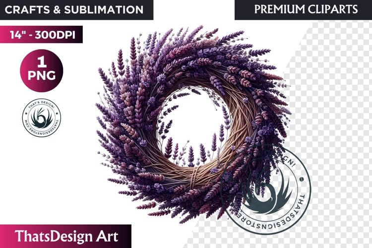 Purple Flower Clipart Image 14