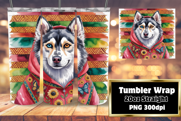 PLAYFUL 20oz Tumbler Design , Cute Dog