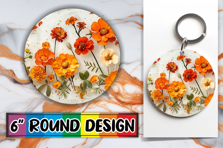 Petal Paradise Sublimation Circle - Magic Round