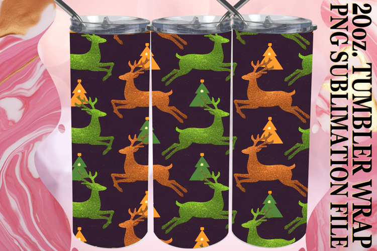 Blissful whispers 20oz tumbler wrap, Christmas