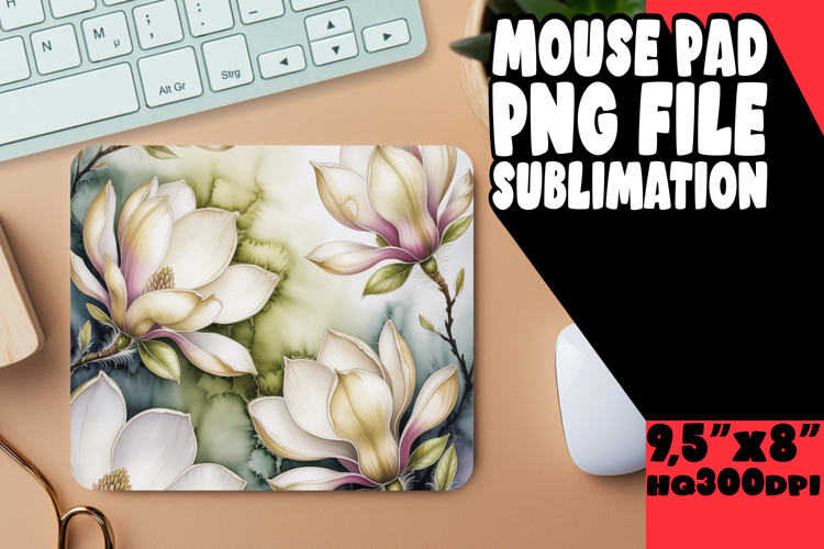 WHIMSICAL mouse mat Gift Magic, Flowers