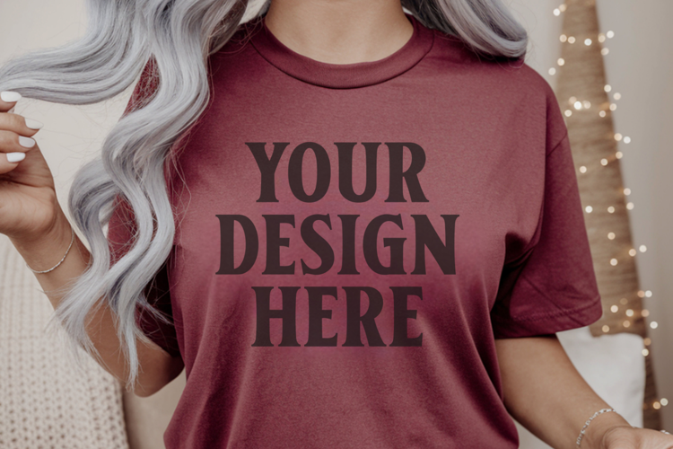 Brick Christmas Comfort Colors 1717 Mockups, CC 1717 m
