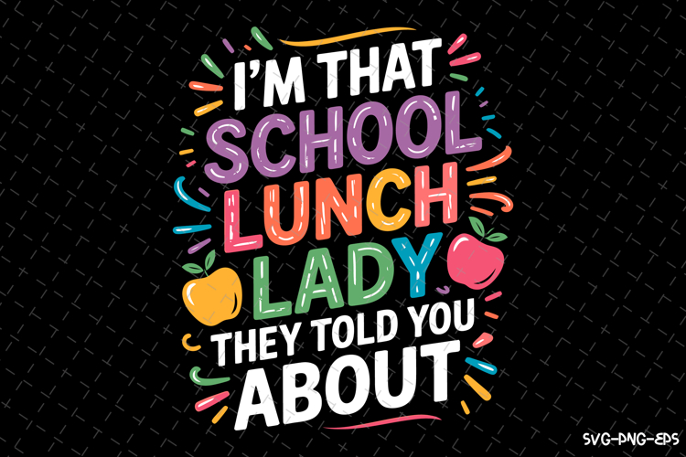 Lunch Lady Svg Image 19