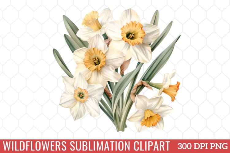 Wildflowers Sublimation Clipart