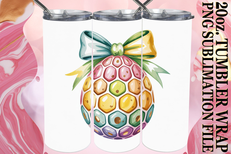JOYFUL SIPS 20oz TUMBLER WRAP, Easter Egg
