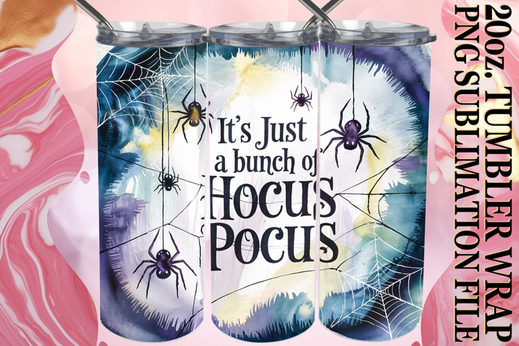 Blissful Moments 20oz tumbler wrap, Halloween
