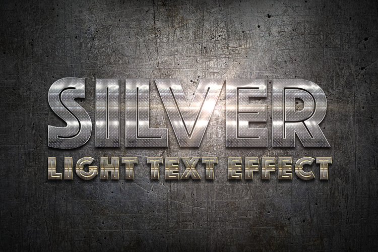 Silver Text Effect Image 20