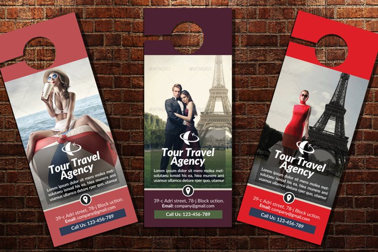 Travel & Tour Door Hangers example image 1