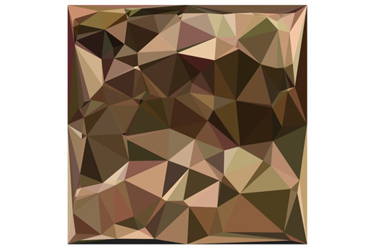 Sienna Abstract Low Polygon Background example image 1
