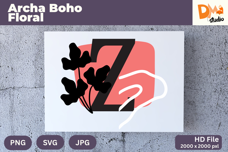 Boho Floral Svg Image 4