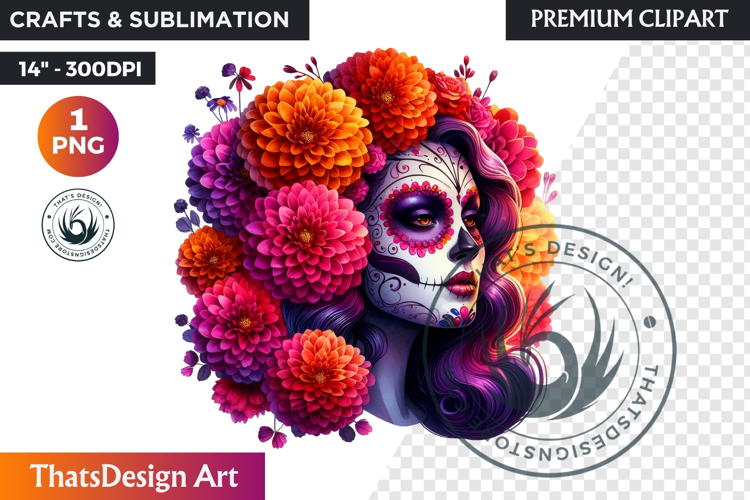 Sugar Skull Clipart Image 17