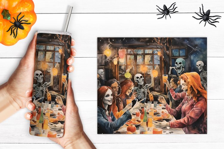 Halloween sublimation tumbler |Halloween party tumbler png