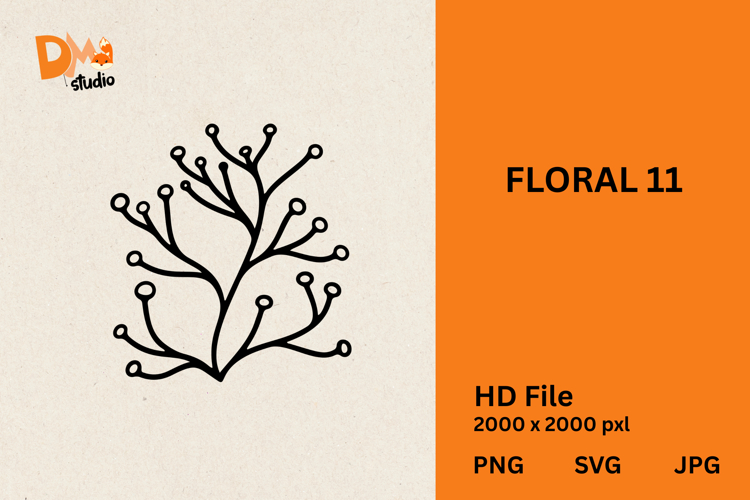 Floral Vector Image 14