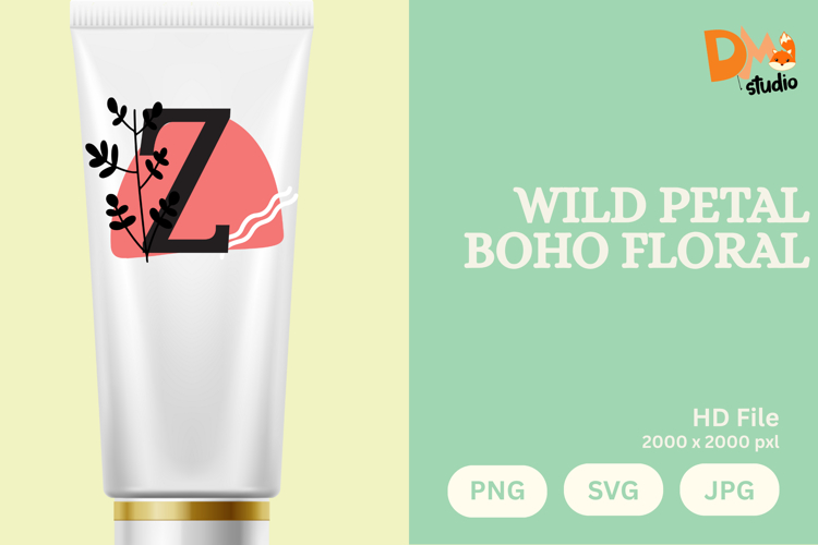 Boho Flower SVGs Image 19