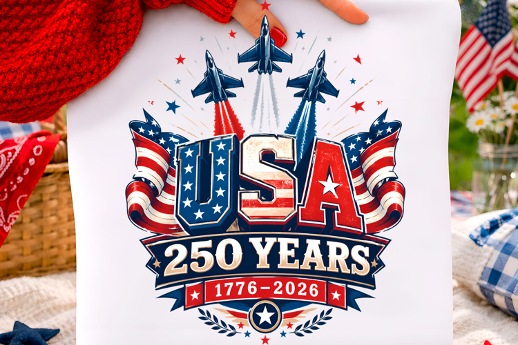 4th of July PNG t-shirt design PNG
