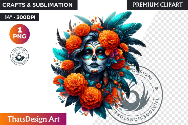 Sugar Skull Clipart Image 15