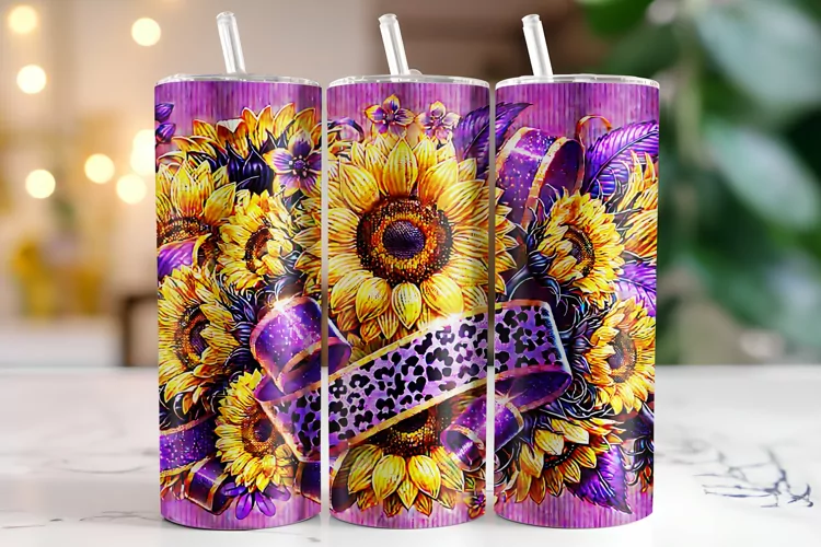 Sunflowers Tumbler Wrap | Sublimation